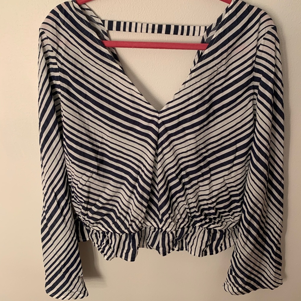 Striped Linen Blouse